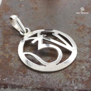 PA370 Pendentif Argent Massif Om – Image 4