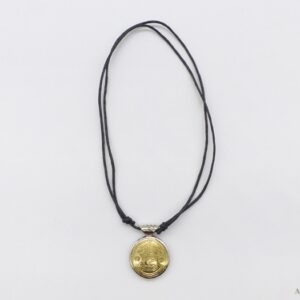 CD126 Collier Tibétain Stupa Yeux de Bouddha – Image 3