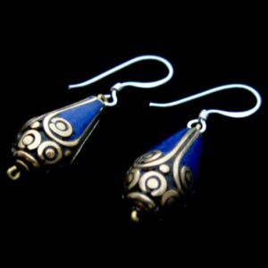 BdOD37 Boucles d’Oreille Tibétaines – Image 2