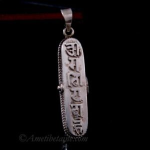 PA388 Pendentif Argent Massif Ghau Mantra Tibétain – Image 5