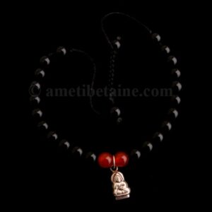 BrMala253 Bracelet Onyx Cornaline Bouddha Argent Massif – Image 3