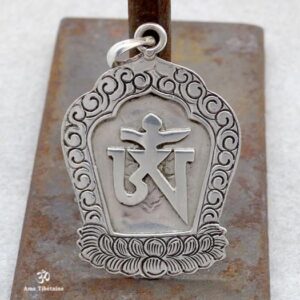 PA132 Pendentif Argent Massif Om – Image 3