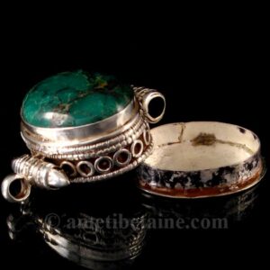 PA324 Pendentif Argent Massif Ghau Turquoise – Image 9