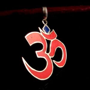 PA190 Pendentif Tibétain Argent Massif Om – Image 4