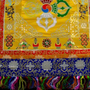 BB52 Bannière Tibétaine Dorje Signes Auspicieux du Bouddhisme – Image 7