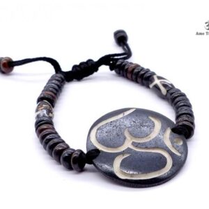 BRD89 Bracelet Os de Buffle Om – Image 4