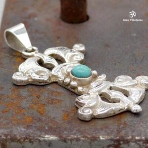 PA376 Pendentif Argent Massif Dorje Vajra – Image 2