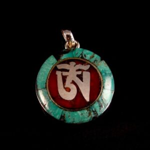 PA193 Pendentif Argent Massif Om Tibétain – Image 6