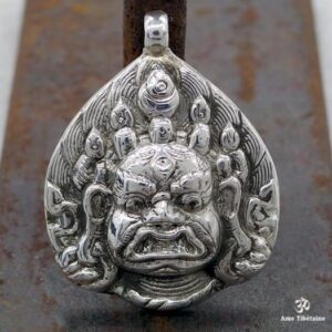 PA204 Pendentif Argent Massif Bhairab – Image 1