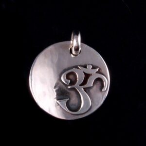 PA163 Pendentif Argent Massif Om – Image 1