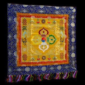 BB52 Bannière Tibétaine Dorje Signes Auspicieux du Bouddhisme – Image 2