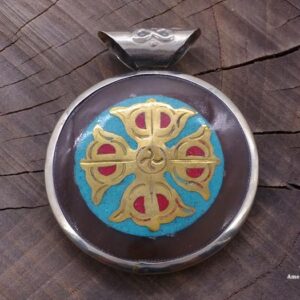 PD84 Pendentif Mandala Dorje Noeud Sans Fin – Image 2