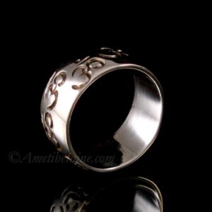 BA215. Bague Argent Massif Om – Image 6