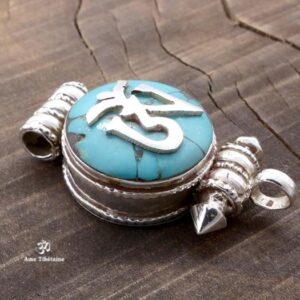 PA426 Pendentif Argent Massif Ghau Om – Image 5