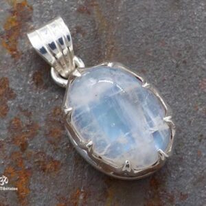 PA430 Pendentif Argent Massif Pierre de Lune – Image 2
