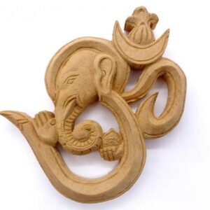 Om13 Om Ganesh en Bois