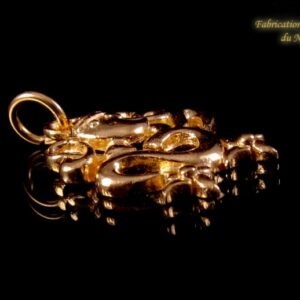 POr02 Pendentif Or 18 Carats Om Ganesh – Image 3