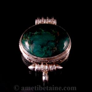 PA324 Pendentif Argent Massif Ghau Turquoise – Image 11