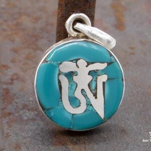 PA380 Pendentif Argent Massif Om – Image 1