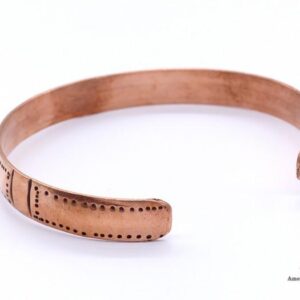 BRD241 Bracelet Tibétain Cuivre Om – Image 5