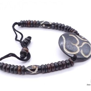BRD89 Bracelet Os de Buffle Om – Image 6
