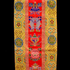 BB55 Bannière Tibétaine Signes Auspicieux du Bouddhisme – Image 3