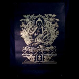 AF45 Affiche Tibétaine Papier Népalais Bouddha – Image 2