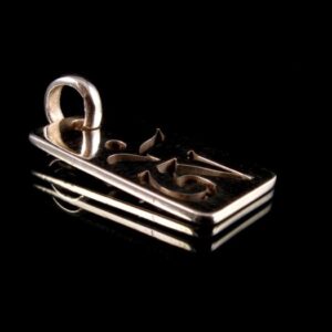 PA168 Pendentif Argent Massif Om – Image 4