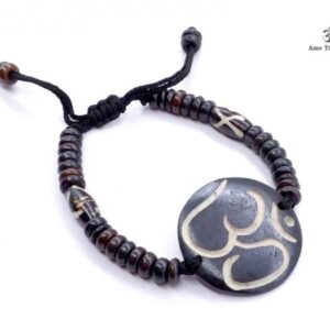 BRD89 Bracelet Os de Buffle Om – Image 3