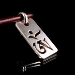 PA168 Pendentif Argent Massif Om – Image 2