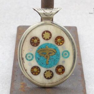 PD88 Pendentif Yeux de Bouddha Om Yin Yang – Image 2