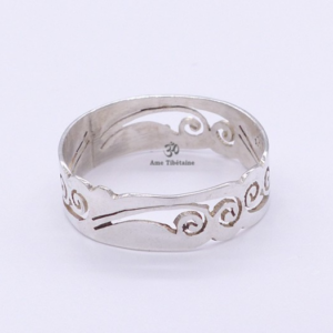 BA179 Bague Tibétaine Argent Massif – Image 2