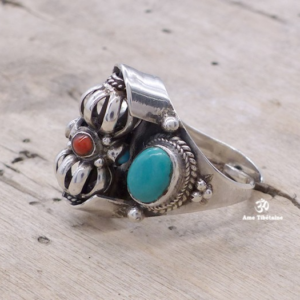 BA214 Bague Argent Massif Dorje Vajra – Image 3