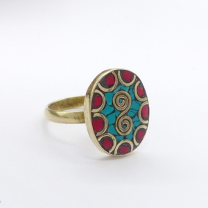 BD130 Bague Tibétaine Taille 57 – Image 2
