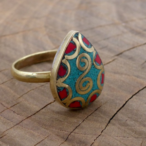 BD137 Bague Tibétaine Taille 57 – Image 3