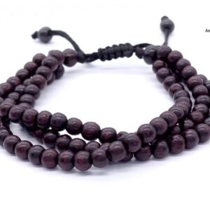 BrMala227 Bracelet Mala Bois 6 mm – Image 3