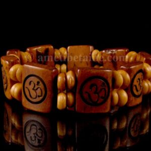 BRD201 Bracelet Os de Buffle Om – Image 1