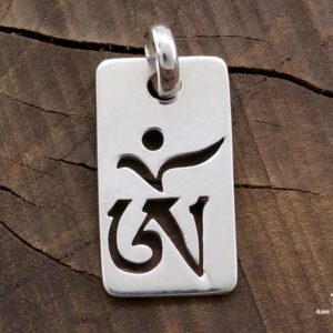 PA168 Pendentif Argent Massif Om – Image 8