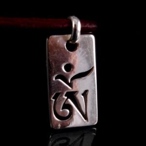 PA168 Pendentif Argent Massif Om – Image 1