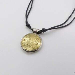 CD126 Collier Tibétain Stupa Yeux de Bouddha – Image 4