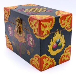 CTT47. Coffret Traditionnel Tibétain Noeud Sans Fin – Image 3