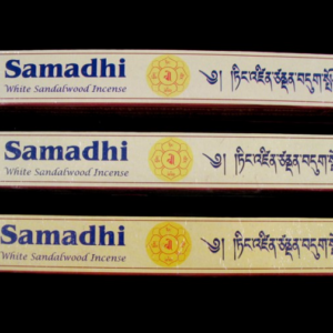 Ens04 Lot de 3 Boites d'Encens Tibétain Bois de Santal Blanc Samadhi – Image 1