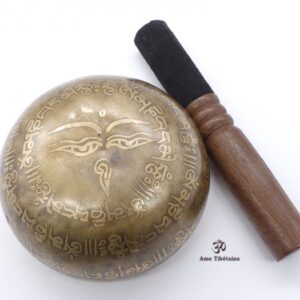 BC35 Bol Chantant Mantra Yeux de Bouddha – Image 4
