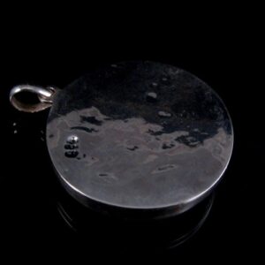 PA95 Pendentif Argent Massif Mantra Tibétain Om Mani Padme Hum – Image 3