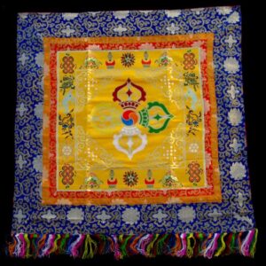 BB52 Bannière Tibétaine Dorje Signes Auspicieux du Bouddhisme – Image 1