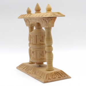 RP109 Roue à Prières Tibétaine Mantra en Bois – Image 3